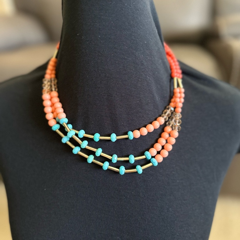Multi Strand Beaded Necklace